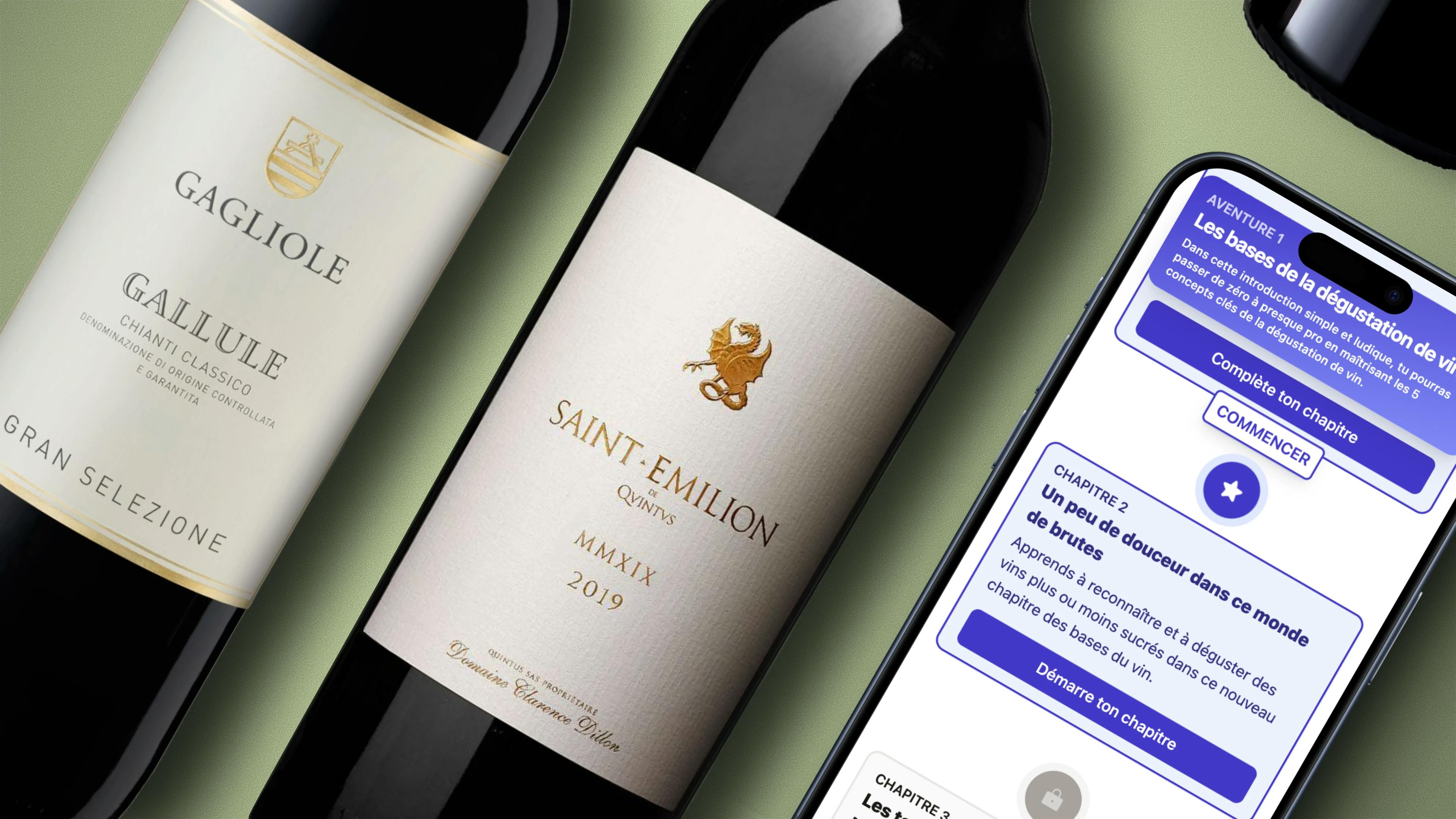 Tasters combine box de vin et apprentissage en ligne.